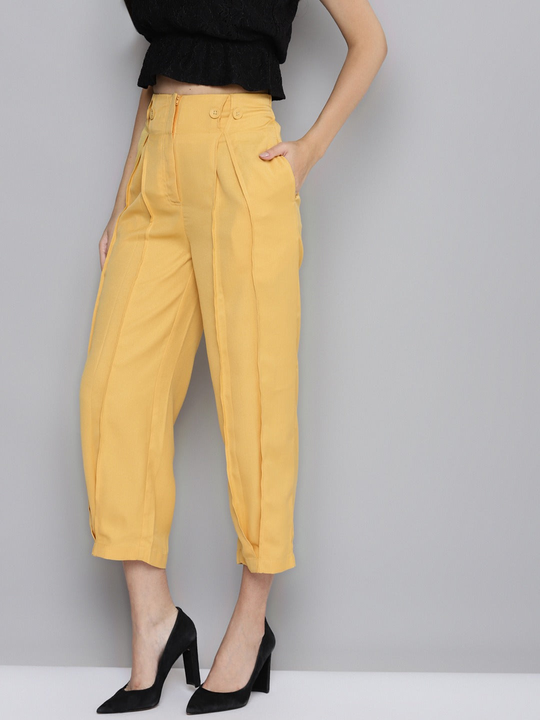 Buy Deeta Yellow Jacket Style Kurta With Pants by HOUSE OF PINK at Ogaan  Online Shopping Site